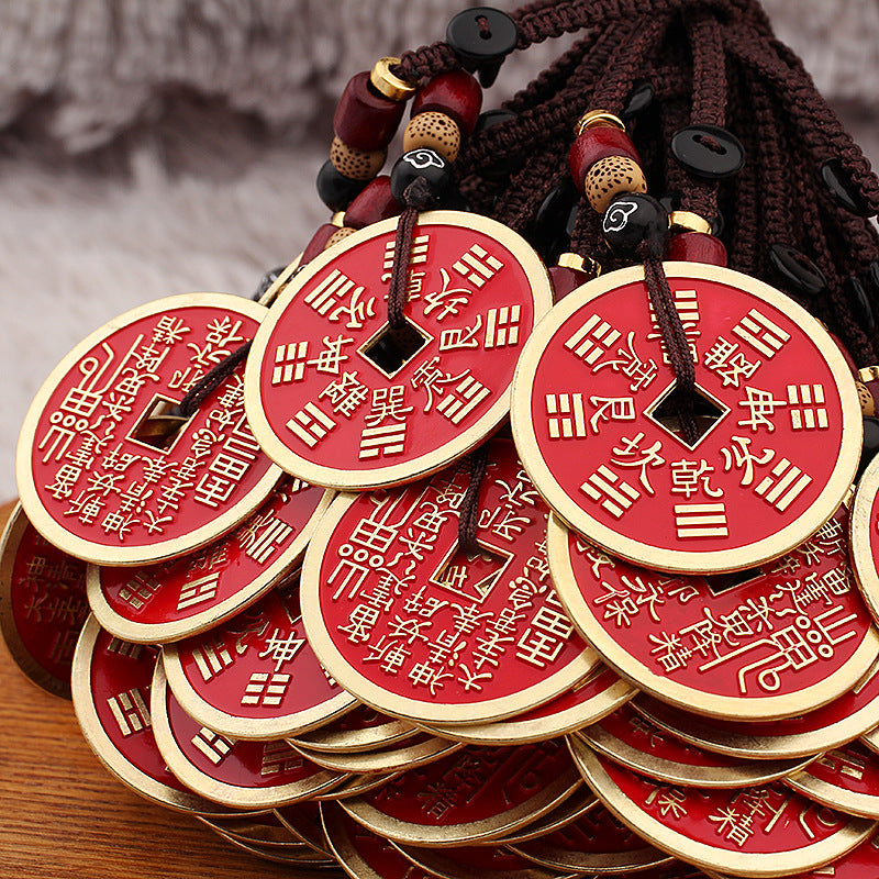 Monedă norocoasă Shan Gui (Amuletă taoistă chineză)