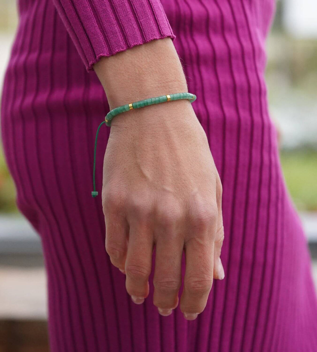 bratara aventurin verde reglabila