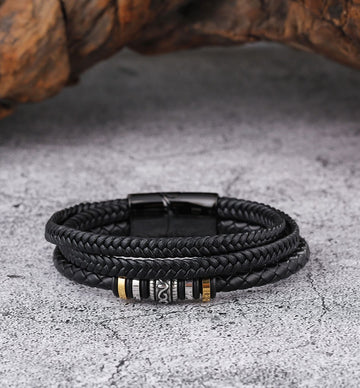 Brățara barbati piele "Urban Warrior"
