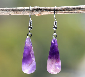 Cercei ametist Tears of Wisdom