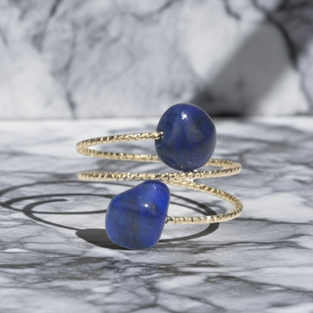 Inel “Liniste Albastra” cu Lapis Lazuli