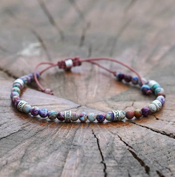 Bratara Jasp Imperial Mov Reglabila (4mm)