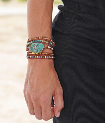 Bratara Jasp Oceanic - Piatra echilibrului și a liniștii