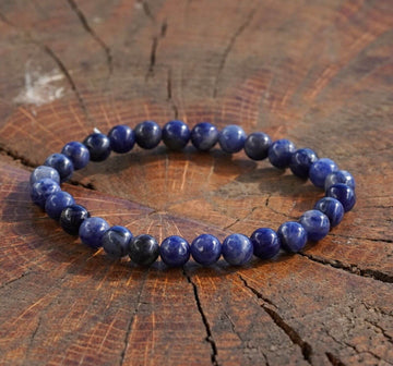 Bratara din Sodalit 6mm - calm si echilibru