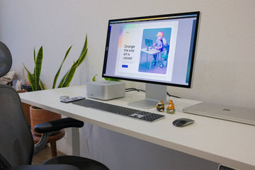 Birou amenajat Feng Shui pentru concentrare și armonie