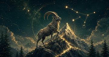 Simbolul zodiei Capricorn într-un peisaj celest – horoscop 2027