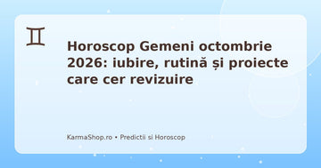 Horoscop Gemeni octombrie 2026 – previziuni astrologice
