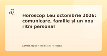 Horoscop Leu octombrie 2026 – previziuni astrologice