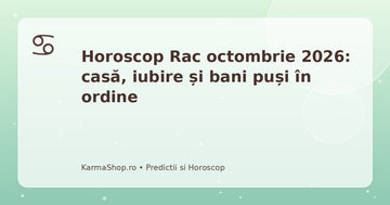 Horoscop Rac octombrie 2026 – previziuni astrologice