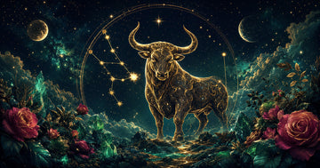 Simbolul zodiei Taur într-un peisaj celest – horoscop 2027
