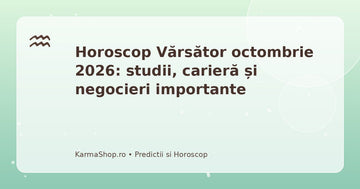 Horoscop Vărsător octombrie 2026 – previziuni astrologice