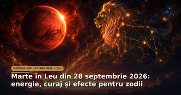 Marte în Leu din 28 septembrie 2026 – efecte pentru zodii