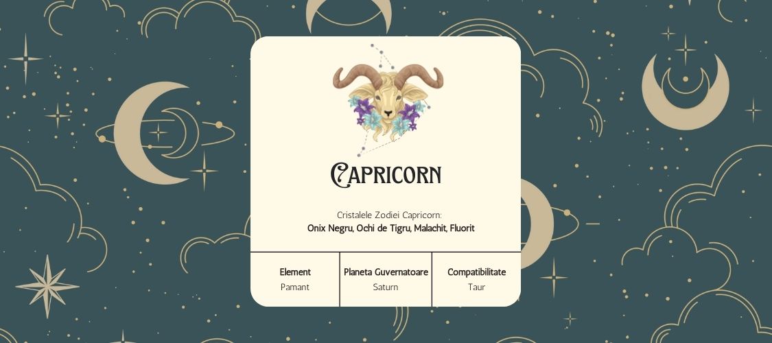 4 Pietre Semipretioase Recomandate Pt. Capricorn