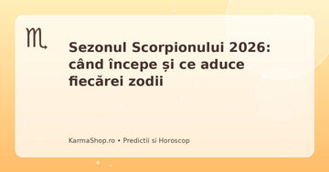 Sezonul Scorpionului 2026 – efecte pentru zodii