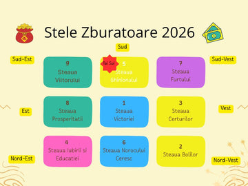 Harta Stelelor Zburătoare Feng Shui pentru anul 2026