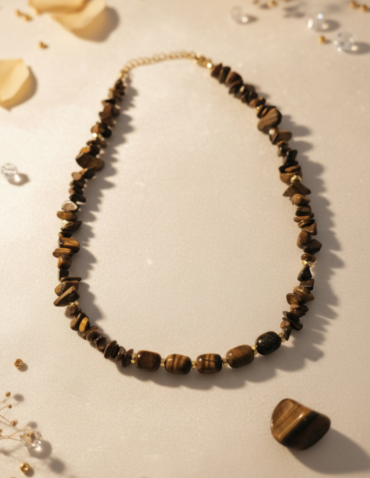 Colier Elegant cu Ochi de Tigru pt. Femei