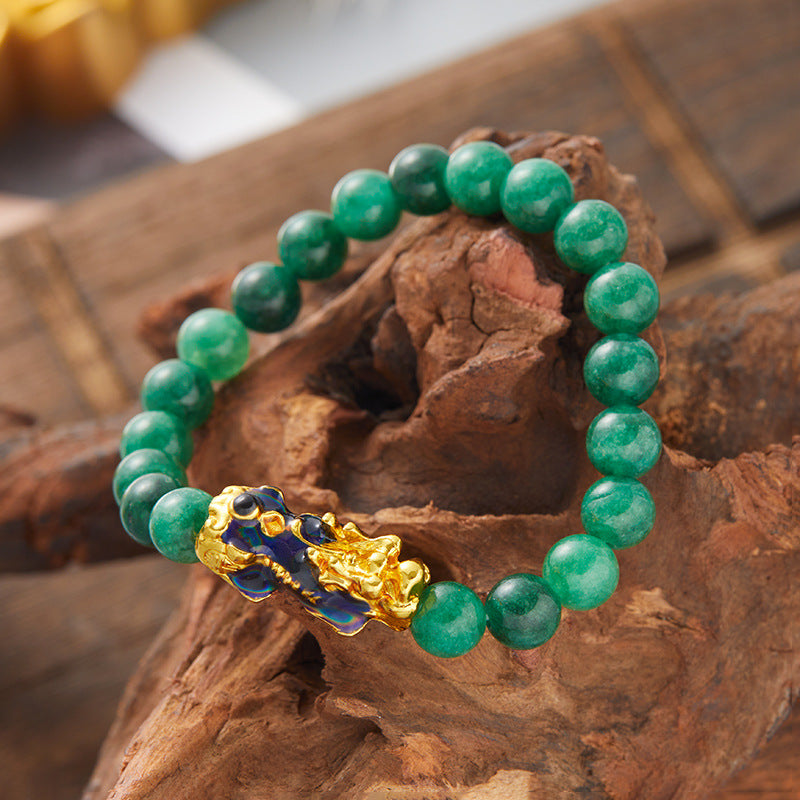 Bratara Feng Shui cu Pi Xiu, Unisex, Magnet pentru noroc si bunastare