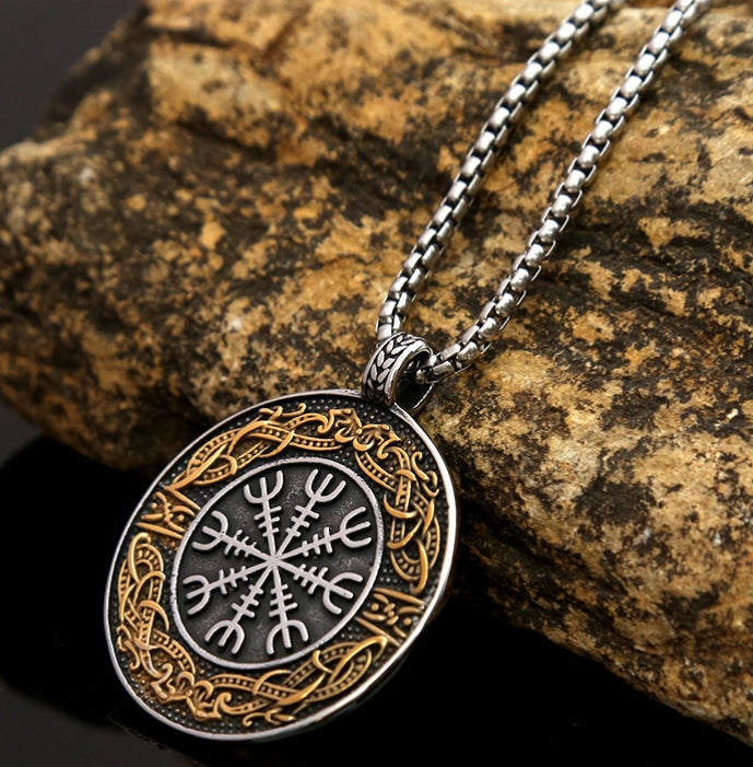 Lant cu medalion "Busola Razboinicului"