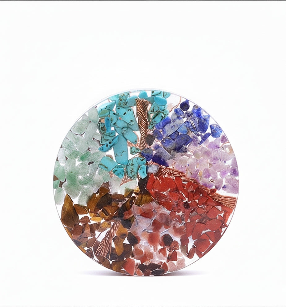 copacel feng shui cu cristale de citrin