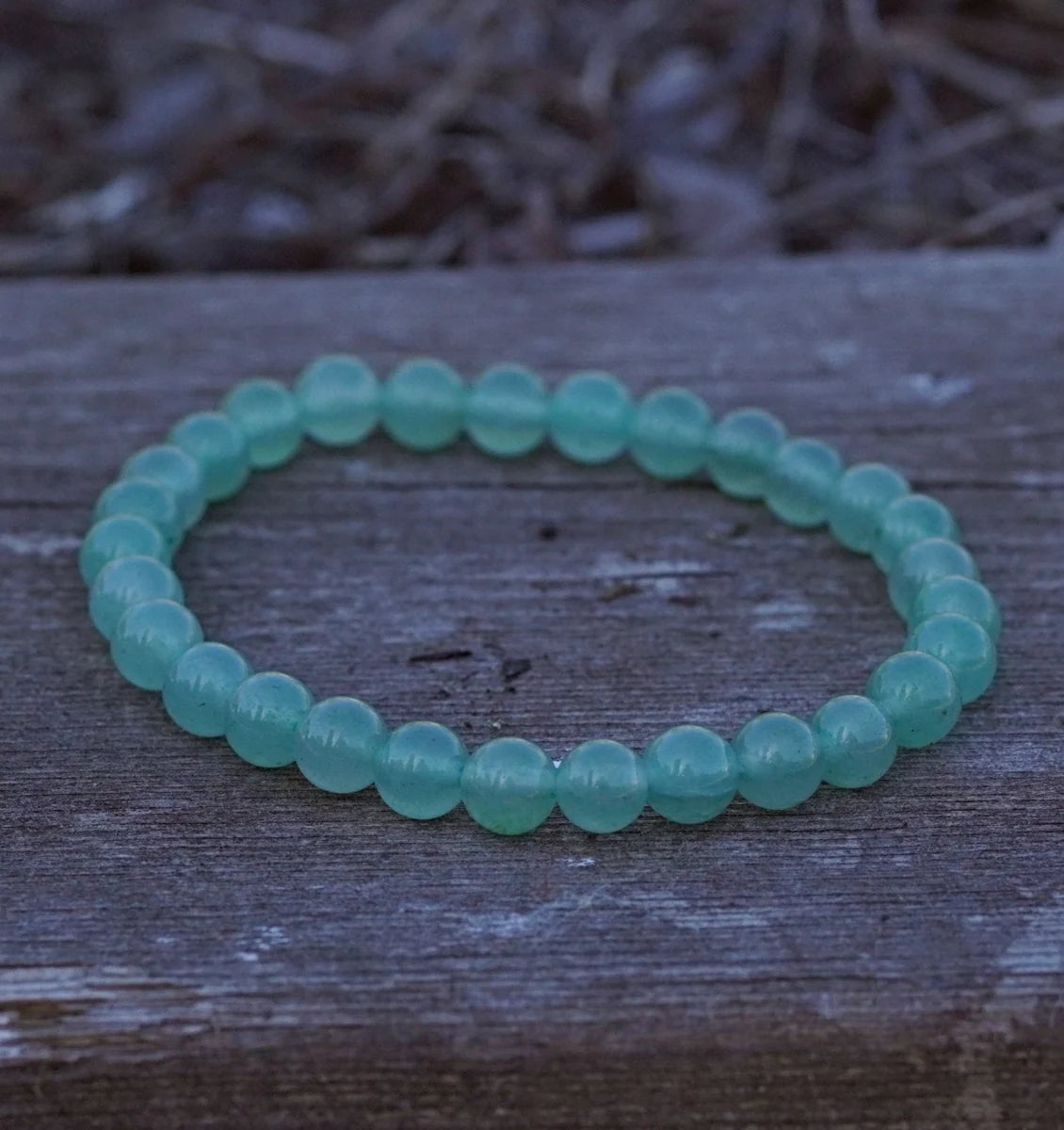 Brățară din Aventurin Verde cu mărgele de 6 mm