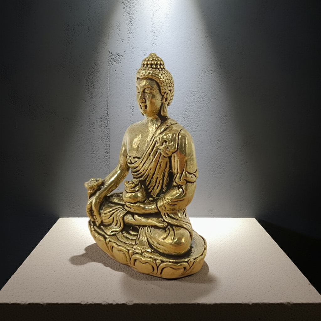statueta feng shui - buddha al medicinei, remediu pentru sanatate