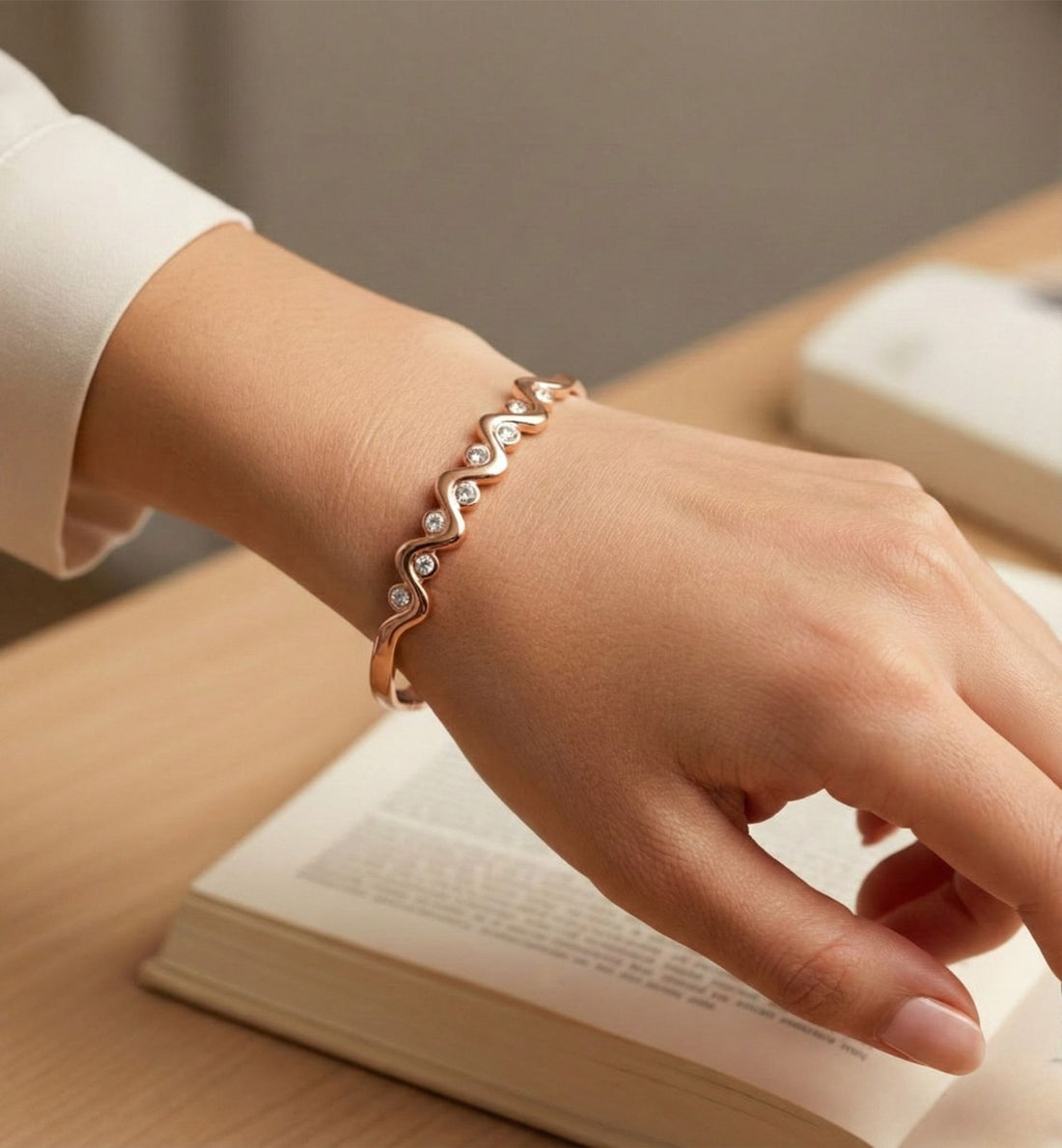 Bratara Cupru Diamond Glow