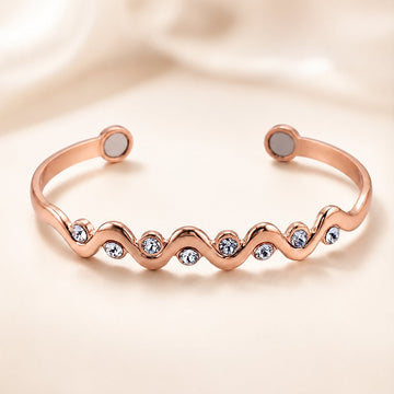 Bratara Cupru Diamond Glow
