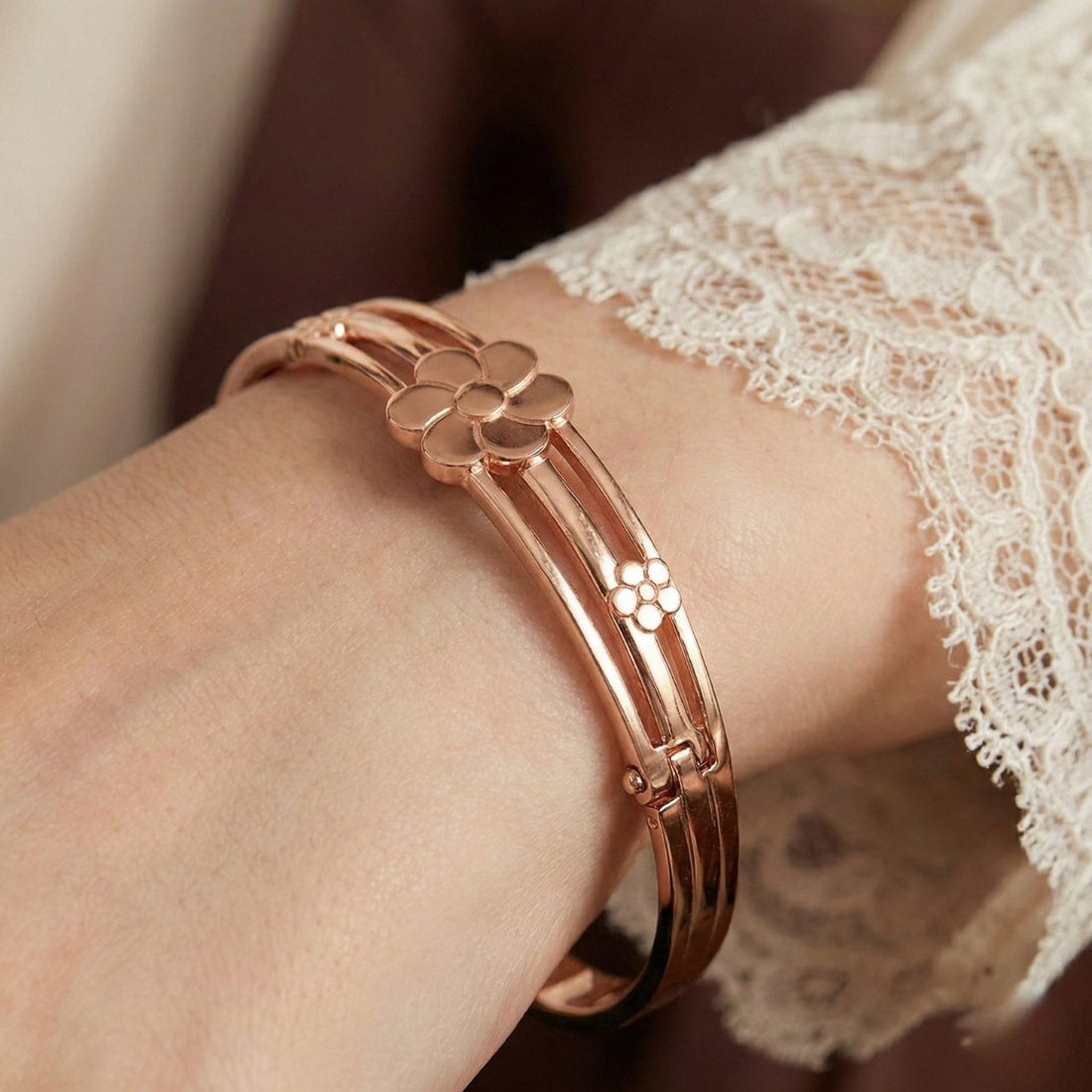 bratara din cupru, tip cuff, pentru femei