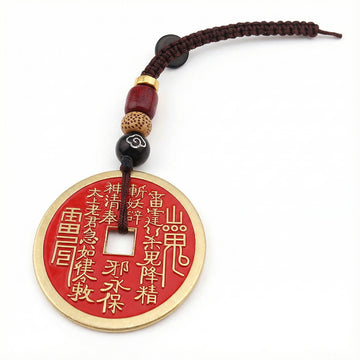 Monedă norocoasă Shan Gui (Amuletă taoistă chineză)
