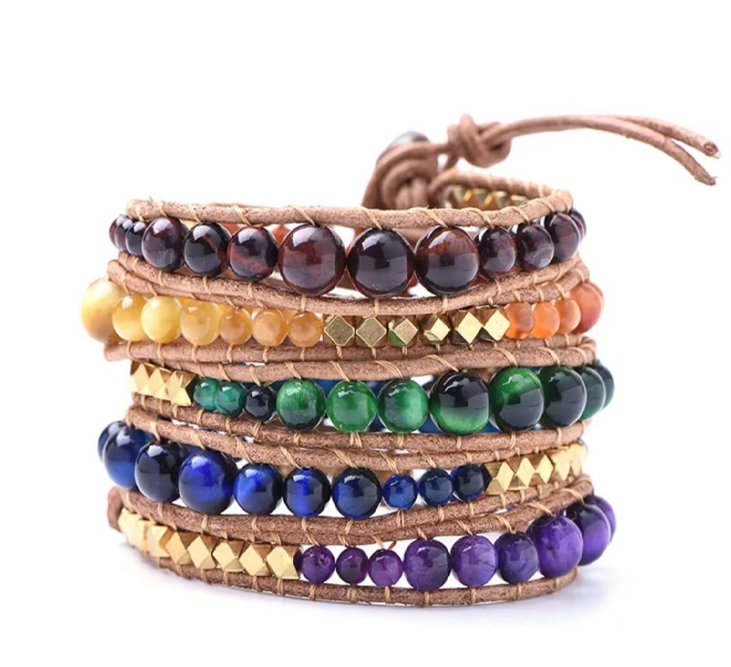 Brățara Ochi de Tigru Multicolor