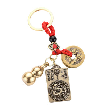 Amuleta Zodia Sarpe 2026, cu Wu Lou si Monede Chinezesti