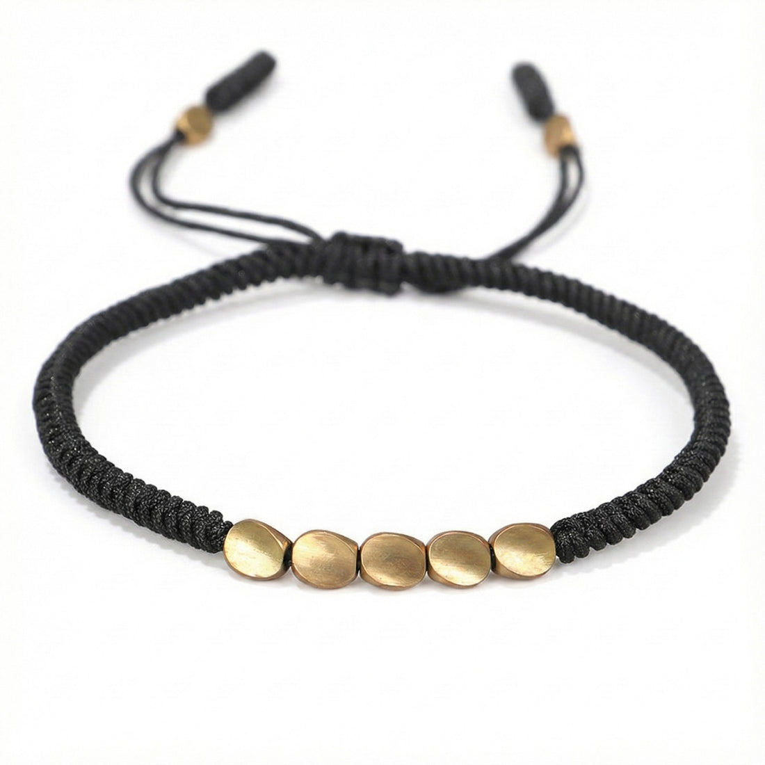 snut negru cu margele norocoase din cupru 2026