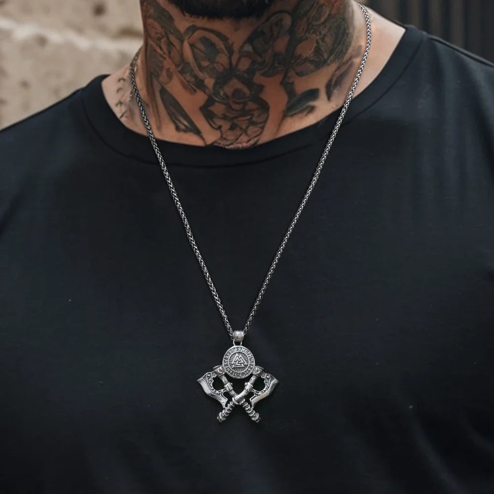 Lant Inox cu Pandantiv "Spirit Viking"