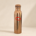 Sticlă din cupru pur 99,89%, model floral, 1 L, cu mic defect estetic – produsul exact