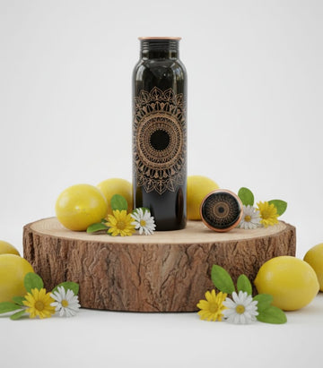 Sticla cupru Midnight Mandala