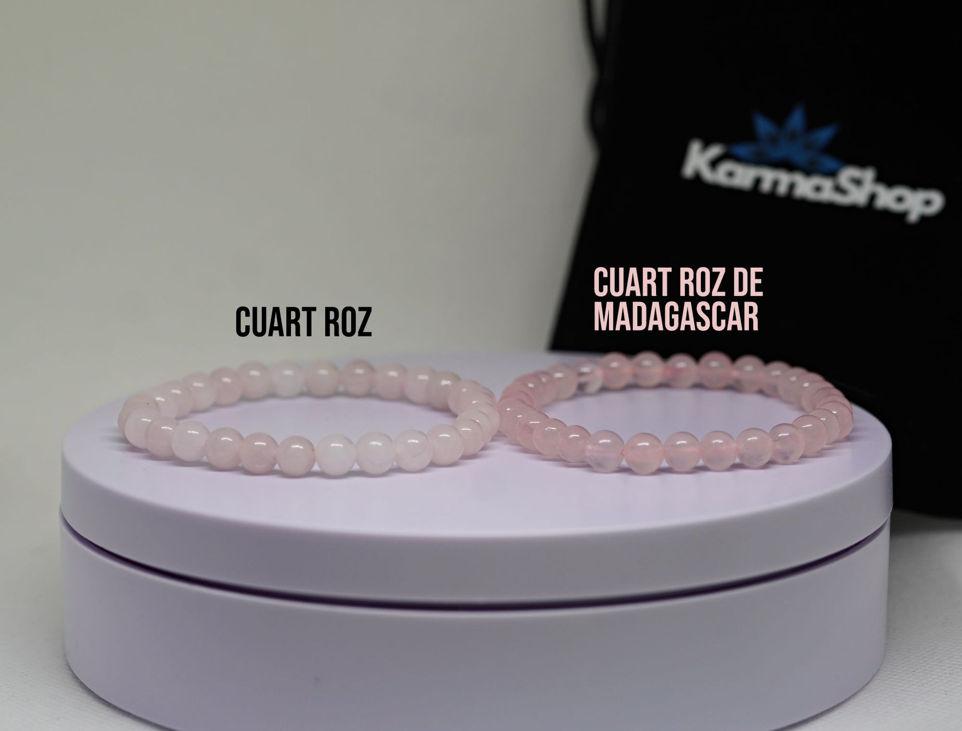 cuart roz vs cuart roz de madagacar cu  culori intense